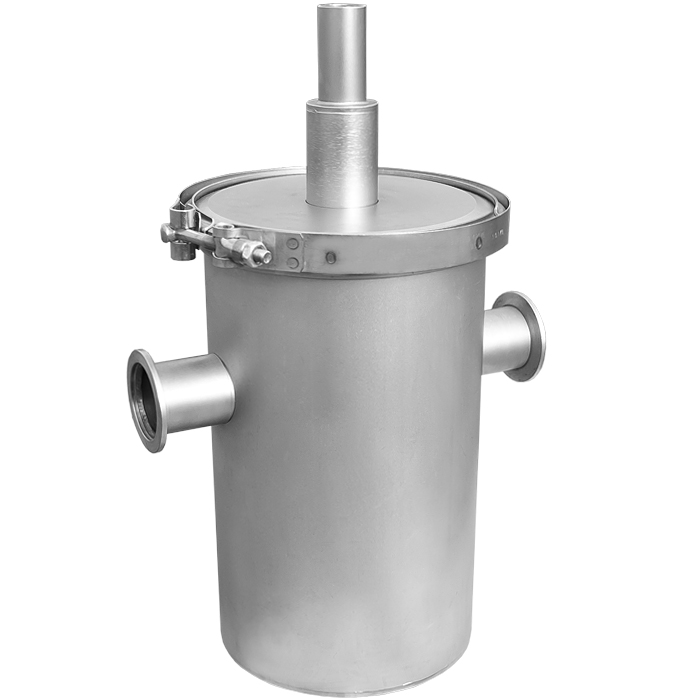 InLine Liquid Nitrogen Trap Inlet and Outlet NW16 KF16, Body size 4