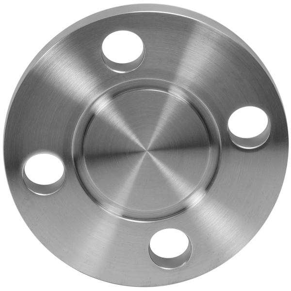 Ideal Vacuum  ASA 4.25 / ANSI 1 Blank Flange, with O-Ring Groove, Not  Bored, Not Rotatable, 4.25 in OD, 3.125 in BCD, Four 0.625 in ID Bolt  Holes, 304 Stainless Steel