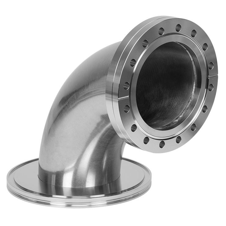 Ideal Vacuum Custom Elbow 90 Degrees Cf 60 In To Iso Lf Large Flange Size Nw 160 Stainless 
