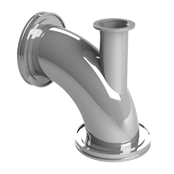 Ideal Vacuum Elbow 90 Degrees Iso80 Iso 80 Iso 80 Lf80 With Kf 40 Kf40 Kf 40 Port Stainless 3403