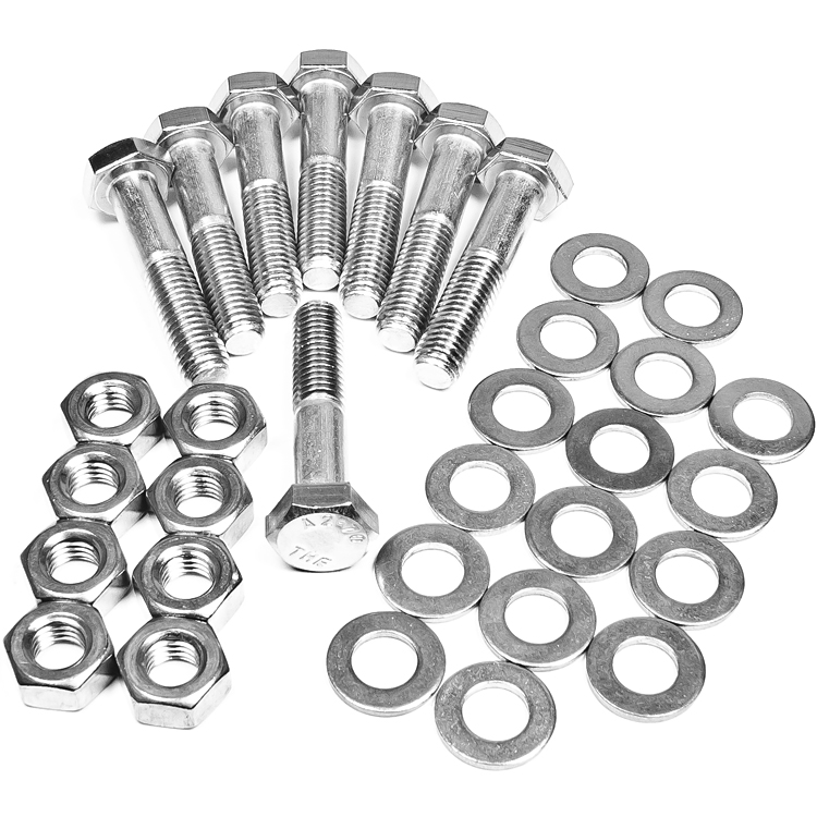 Ideal Vacuum Iso F Dn 160 Bolt And Nut Set For Smooth Thru Holes Metric M10 X 50 Mm Long Bolts