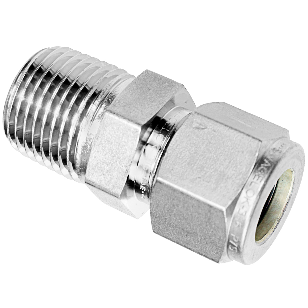 Ideal Vacuum  Swagelok Tube Fitting, 90° Elbow Union, 1/2 in, Stainless  Steel, Gaugeable, PN: SS-810-9