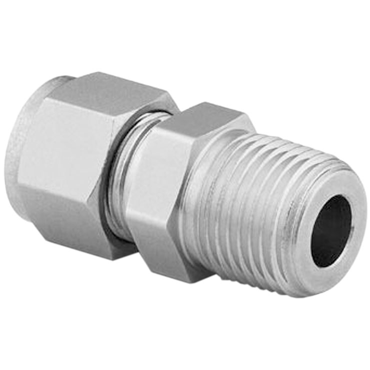 Ideal Vacuum | Swagelok Tube Fitting, ¼ MNPT to ¼ Tubing Male Connector ...