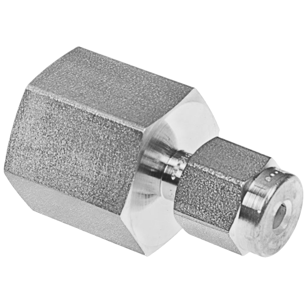 1/2 in. Tube O.D. x 1/4 in. FNPT - Female Connector - Double Ferrule - 316  Stainless Steel Tube Fitting