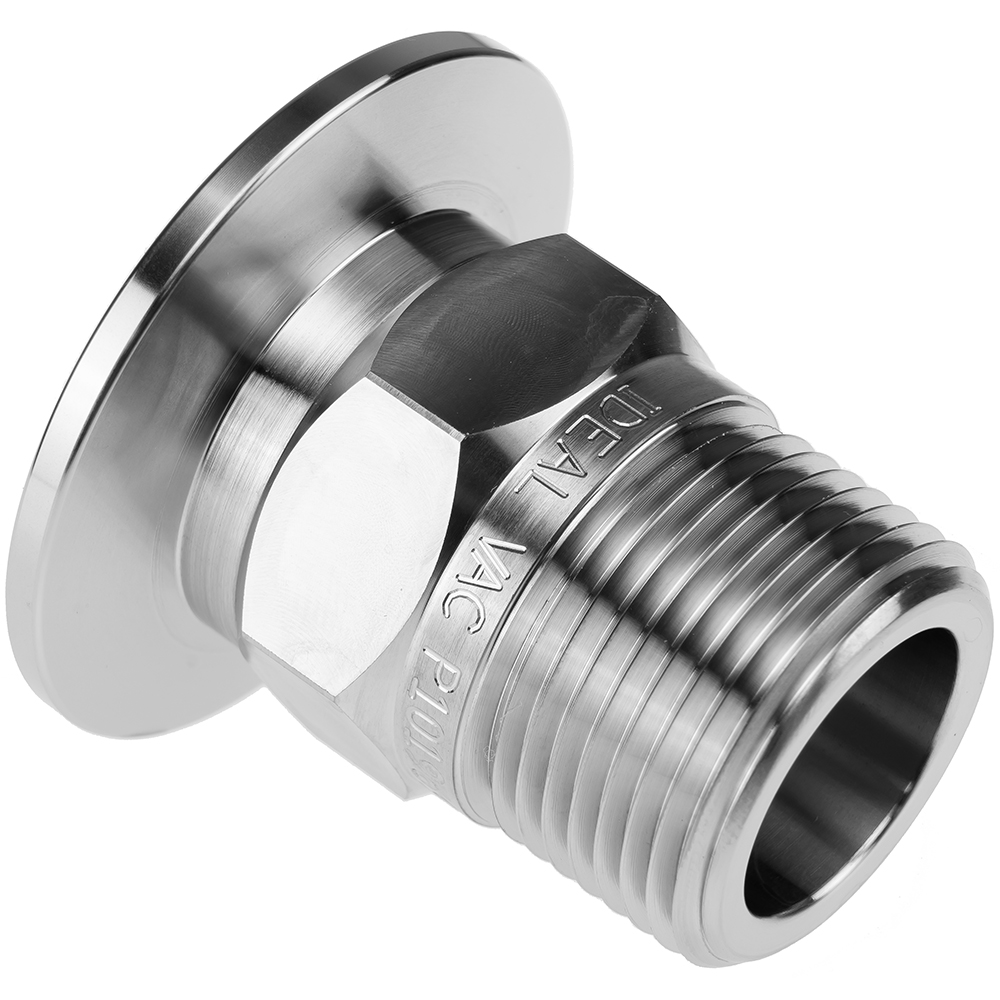 Ideal Vacuum Adapter Kf To Npt In Male Pipe Iso Kf Flange Size