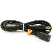 Power Entry Plug, AC Replacement Power Plug, 10 Amp, 250 VAC, Male  Connector, Type NEMA C-14
