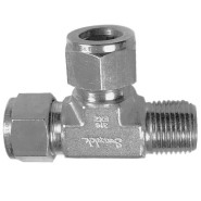 Stainless Steel Swagelok Tube Fitting, Union Tee, 1/4 in. Tube OD, Unions, Tube Fittings and Adapters, Fittings, All Products